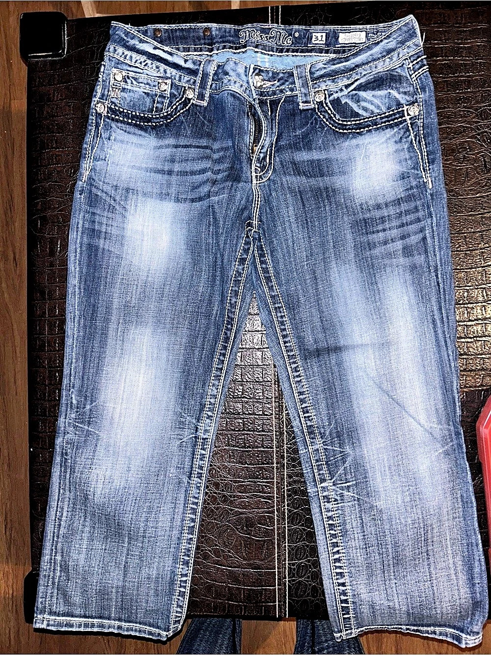 Miss Me Cuffed Capri Cut Jeans